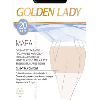 Колготки женские Mara XXL Дроп Golden Lady