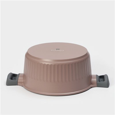 Кастрюля KUKMARA Stella, 3.2 л, d=23 см, h=11 см, стеклянная крышка, антипригарное покрытие, литой алюминий