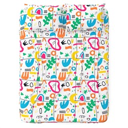 Простыня ясельная 100х150см "Каляка-Маляка", бязь "Комфорт" 121г/м2, хлопок 100%, упаковка "эконом" ПВХ 28х41см, "Домашняя мода" (Россия)