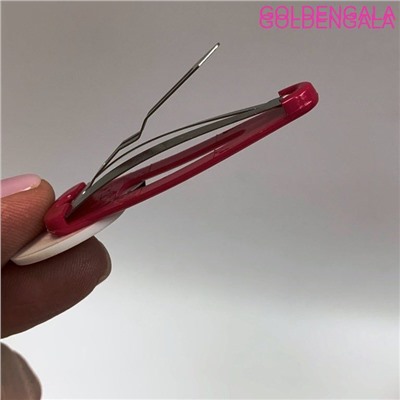 Зажим "тик-так" детский размер 6 см 2 шт ТК2 тип 4