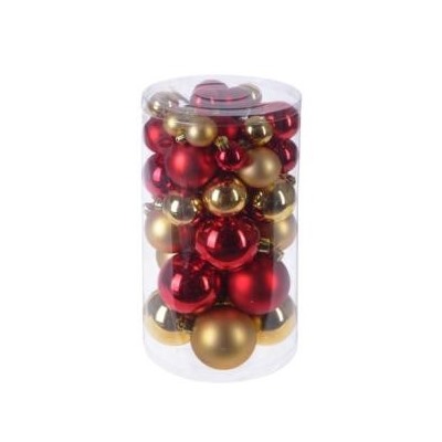 722966 Украшение новогоднее Шар "Сказочное великолепие", набор из 40 шт, D3/4/5/6 см