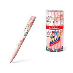 Ручка шариковая автоматическая ErichKrause ColorTouch Matic&Grip Flower Cocktail 0.7, цвет чернил синий