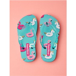 Сланцы «Надувные фламинго» детские