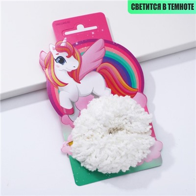 Резинки для волос светящаяся в темноте «Сказка» 7×2.3 см