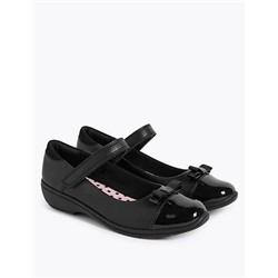 Kids' Leather Wedge School Shoes (13 Small - 7 Large)