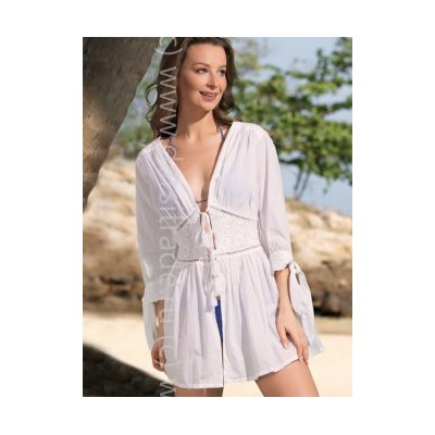 №6894 Платье пляжное "Argentina" Mia-Amore Дроп