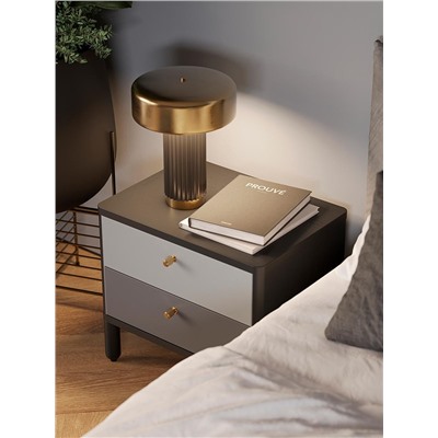 Тумба прикроватная Saga, Hordur, 55х40х50 см, черная