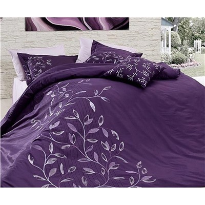 Сатиновое Постельное белье Евро 2 сп. Vip Saten Cotton Collection First Choice