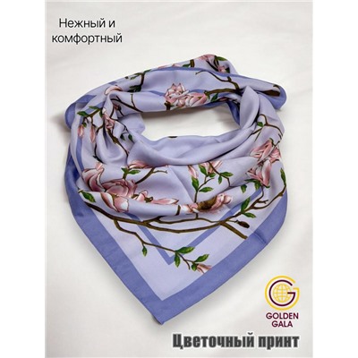 Платок утепленный Сакура цвет 3040/3 (сиреневый)