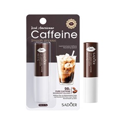 Питательный бальзам для губ с кофеином SADOER, 2,7 гр