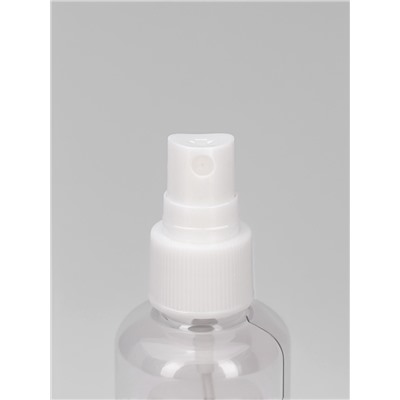 Бутылочка для хранения, с распылителем, со шкалой деления, 50 мл, белая, прозрачная