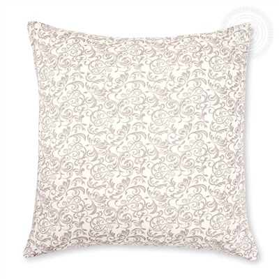 Трикотажная наволочка на молнии Завиток (капучино) Арт Дизайн