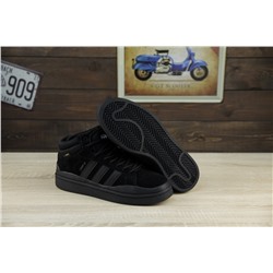 Зимние Adidas Campus из натуральной замши
