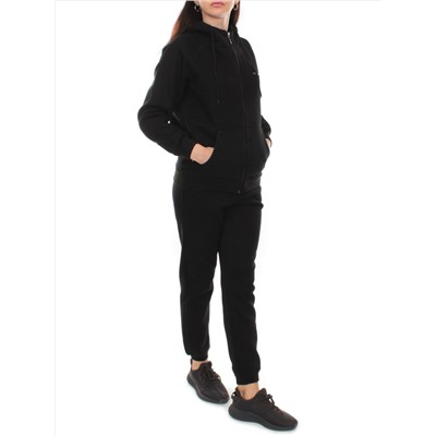 NOB39 BLACK Костюм спортивный утепленный женский (хлопок 90%, полиэстер 10%)