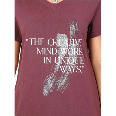 Футболка Сопряжение лиловый ИвК