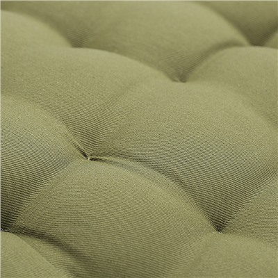 Подушка на стул из хлопка оливкового цвета из коллекции Essential, 35х35 см