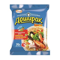 Доширак Квисти Лапша б/п со вкус.морепродуктов 70 гр.1/48