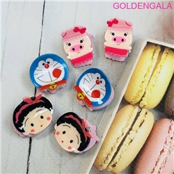 Крабики для волос детские 6 шт 2,5 см КР27 тип 1