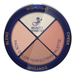 FFLEUR Средство для макияжа 4в1 BEAUTY MONSTER №1