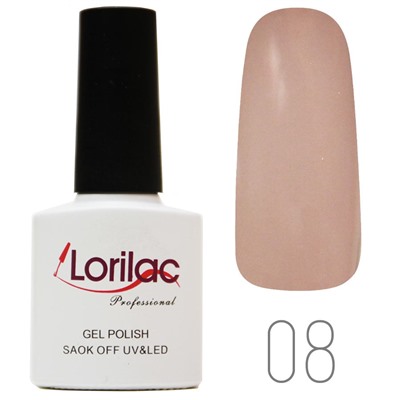 Гель лак Lorilac Professional № 8 10 ml