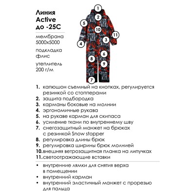 Комбинезон зимний для мальчика