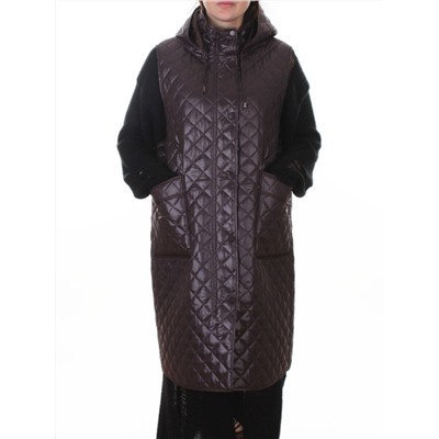 A-801 DK. VIOLET Жилет утепленный женский (50 гр. синтепон)