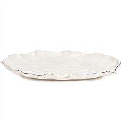 БЛЮДО ОВАЛЬНОЕ LEFARD "CHARM" 35,5*24*3 СМ (С ЗОЛОТОЙ ЛИНИЕЙ)