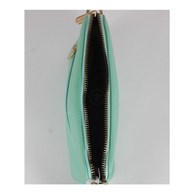 Сумка женская искусственная кожа DJ-СМ 7334-TURQUOISE,  1отд,  плечевой ремень,  зеленый 263831