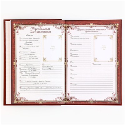 Родословная книга новогодняя « Дед Мороз» 17×2×23.7 см