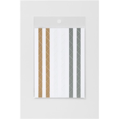 Наклейки-уголки "Classic", brown-grey