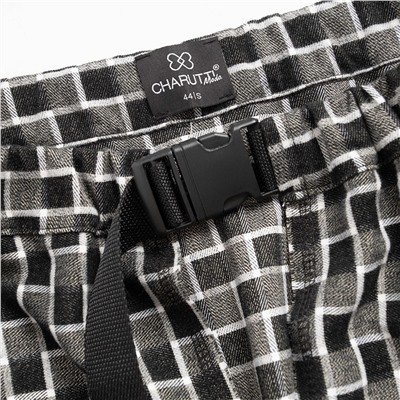 Юбка-килт дизайнерская, Игра теней (серый)