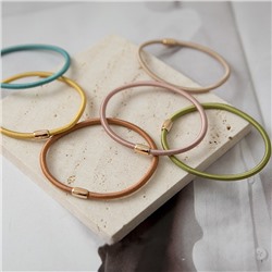 Набор резинок для волос цвет МЕТАЛЛИК с клепкой 4 шт.