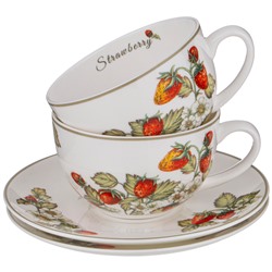 ЧАЙНЫЙ НАБОР LEFARD "STRAWBERRY" НА 6 ПЕР. 12 ПР. 300 МЛ (КОР=12НАБ.)