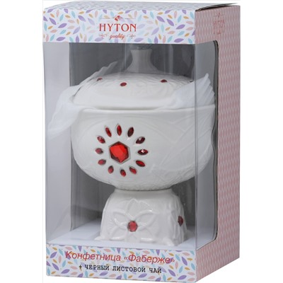 HYTON. Керамика. Конфетница Фаберже 80 гр. чайница керам.