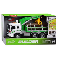 Машина "Лесовоз" инерционная, в коробке