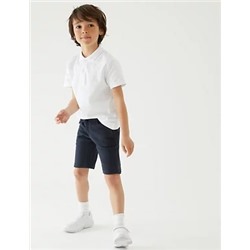 2pk Unisex Sport School Shorts (2-16 Yrs)