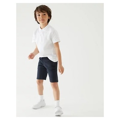 2pk Unisex Sport School Shorts (2-16 Yrs)