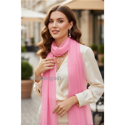 Шарф шифоновый однотонный Арт 0984/6