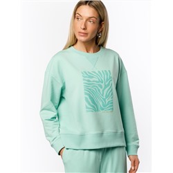 Джемпер из тонкого премиального футера с эластаном