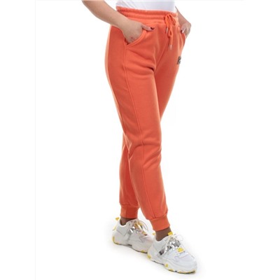 01 ORANGE Брюки спортивные женские на флисе (100% хлопок) 7986