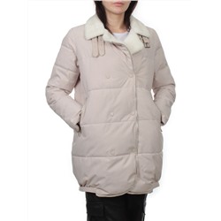 S24-236 BEIGE Куртка демисезонная женская (100 гр. холлофайбер)
