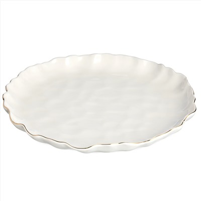 НАБОР ТАРЕЛОК ОБЕДЕННЫХ LEFARD "CHARM" 2 ШТ., 26,5*3 СМ (С ЗОЛОТОЙ ЛИНИЕЙ)