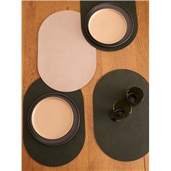 Салфетка сервировочная Pool, 30х45 см, зеленая/бежевая