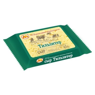 Продукт сычужный Тильзитер  Оригинальный СЗМЖ 50% нарезка 200гр, ЮКМП
