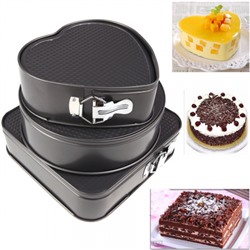 Набор форм CAKE MOULD S-5275 разьемная набор-3пр диаметр 23х26х27см (12)