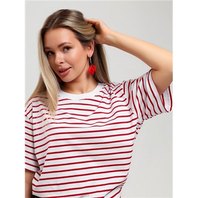 Женская футболка Брина-2 Ф-134 / красный