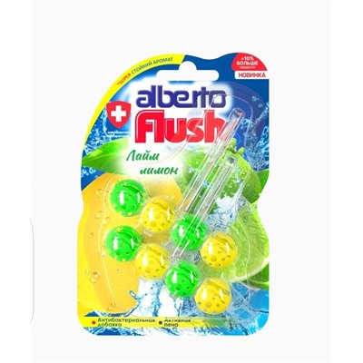 Чистящее средство для унитаза Flush с ароматом "Лимон и лайм" 2шт