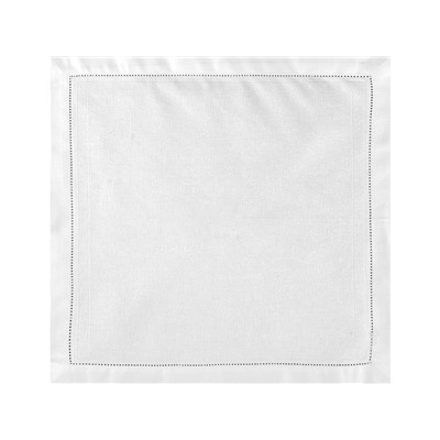 01с-44ЯК  Салфетка 45*45  "Романтика" цв. белый (по 6 шт