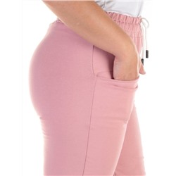 QB-84 PINK Брюки спортивные женские (95% хлопок, 5% стрейч) P&S
