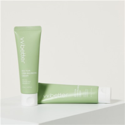 VVbetter Крем для лица балансирующий с цинком PCA, PHA, Moisture TM B / Jeju Yuja Balancing Cream, 50 мл